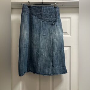 Denim Blue Women's Skirt